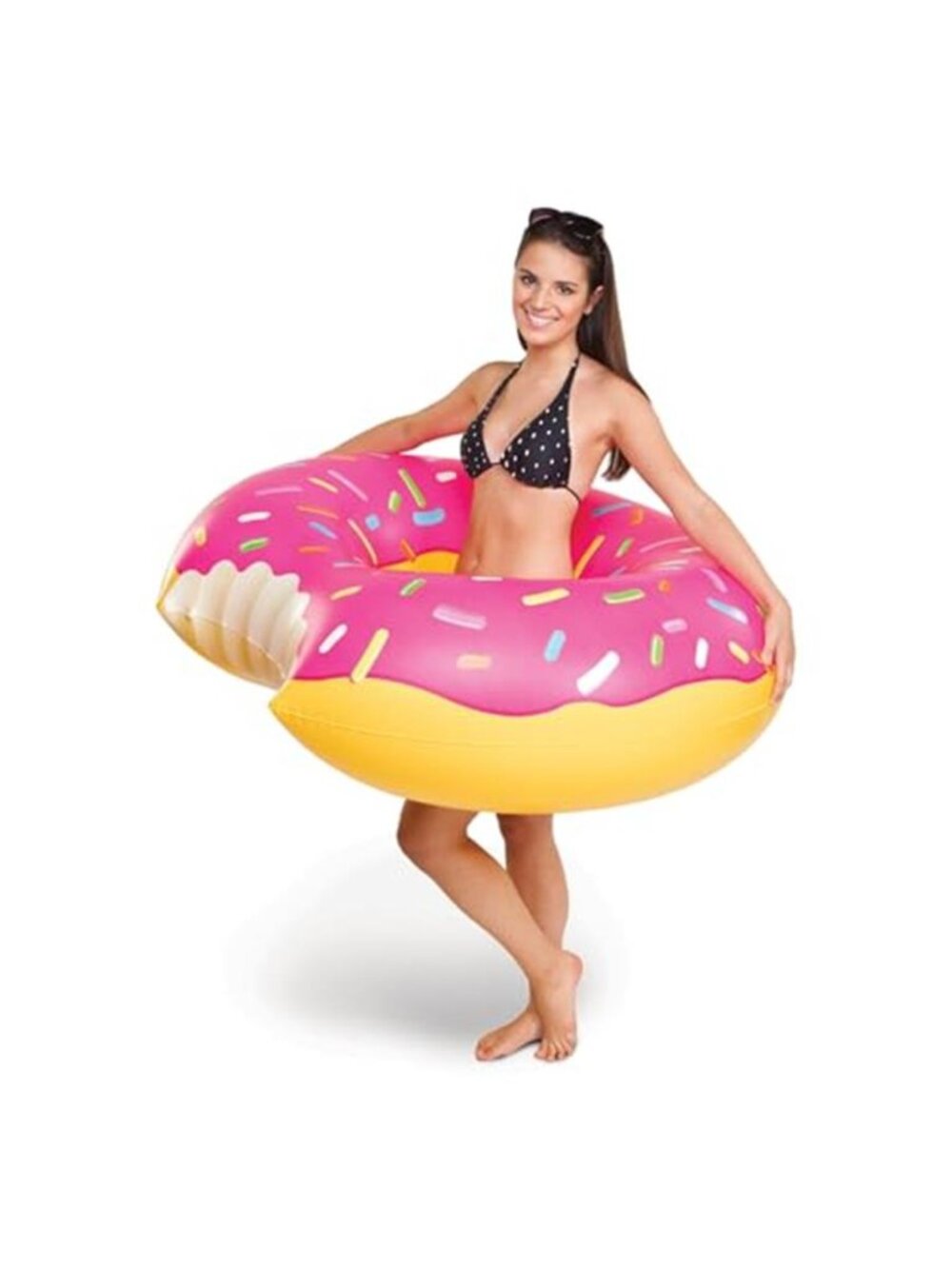 Giant Inflatable Donut Pool Float Swim Ring Tube Summer Water Party Toy 4 Feet